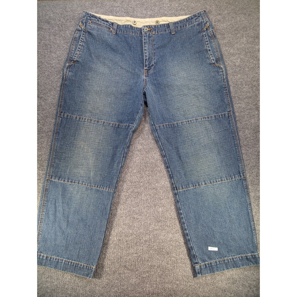L.L.Bean Jeans Mens 42x30 Blue Denim 100% Cotton Outdoor Workwear Utility Pants